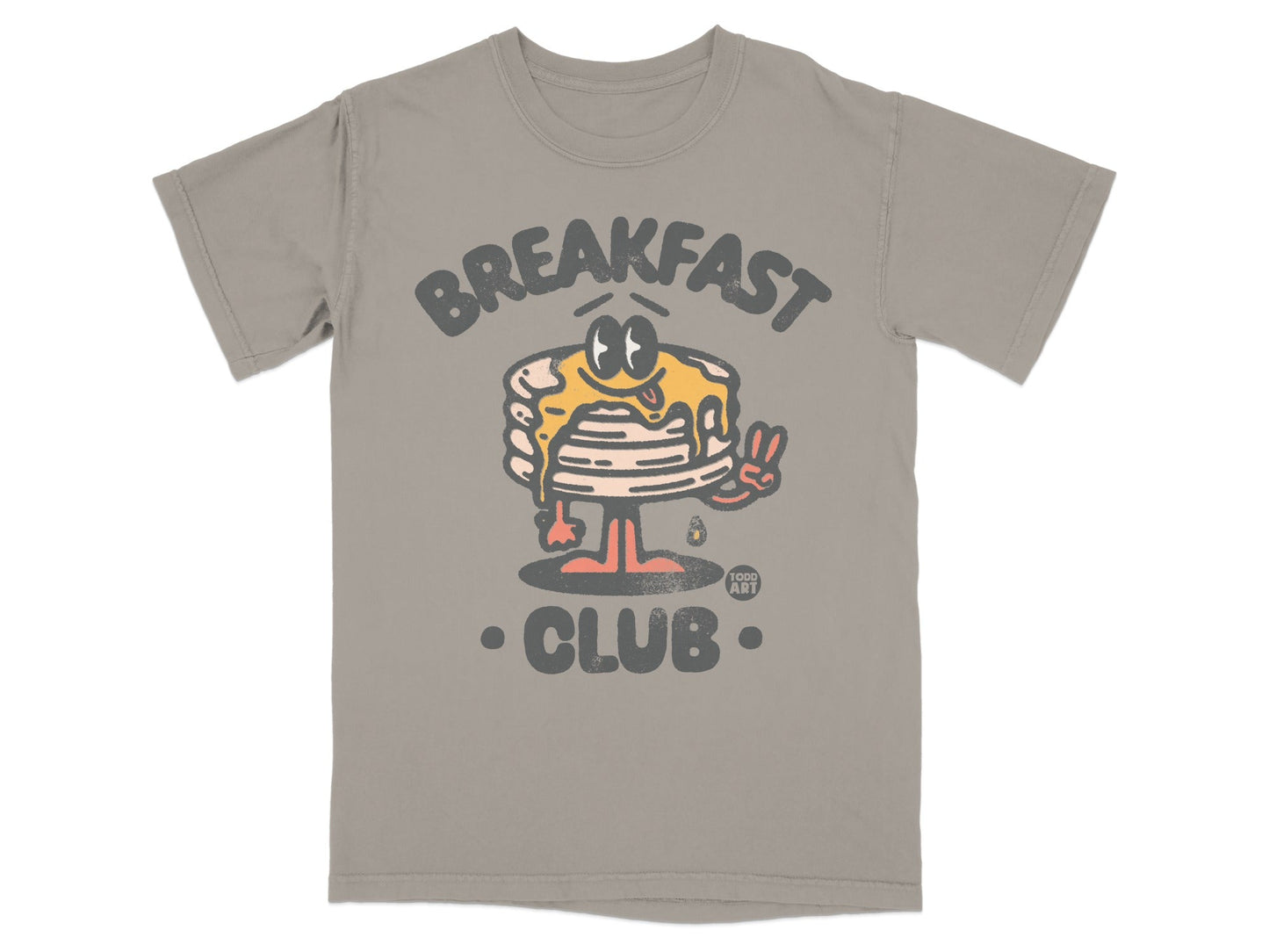 Breakfast Club Pancake Character Graphic Shirt