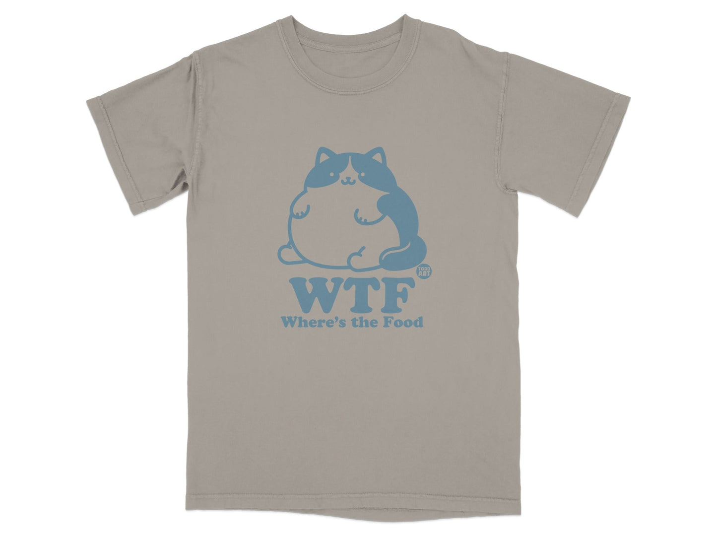 WTF Where's the Food Funny Cat Lovers T-shirt