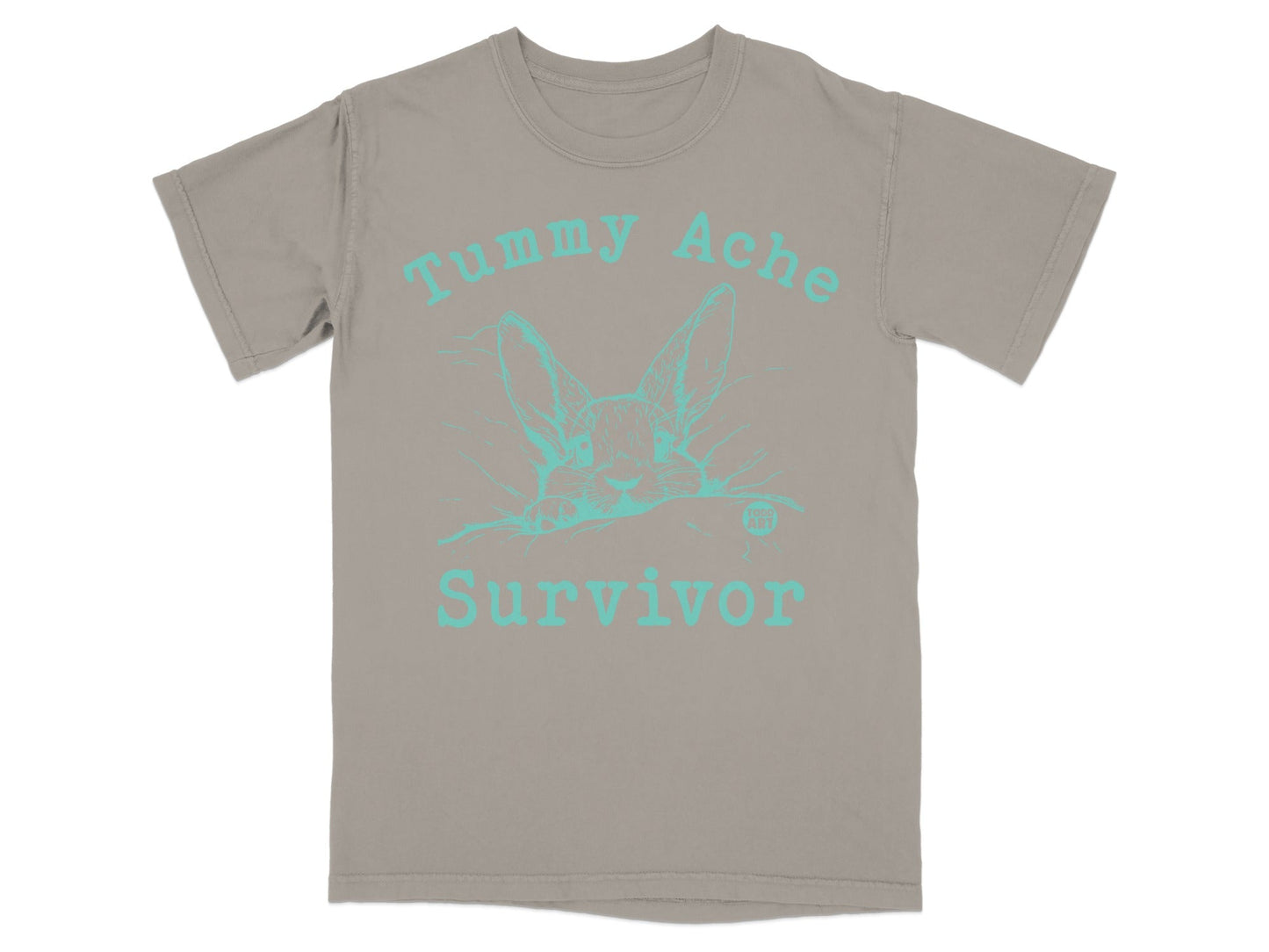 Tummy Ache Survivor Graphic T-Shirt Casual Wear