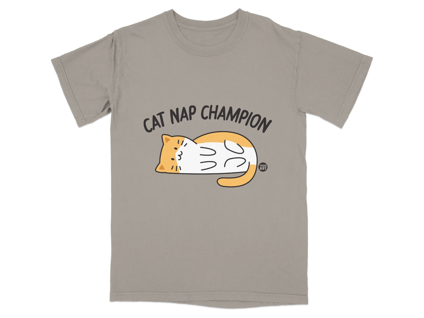Cat Nap Champion Graphic T-Shirt for Cat Lovers