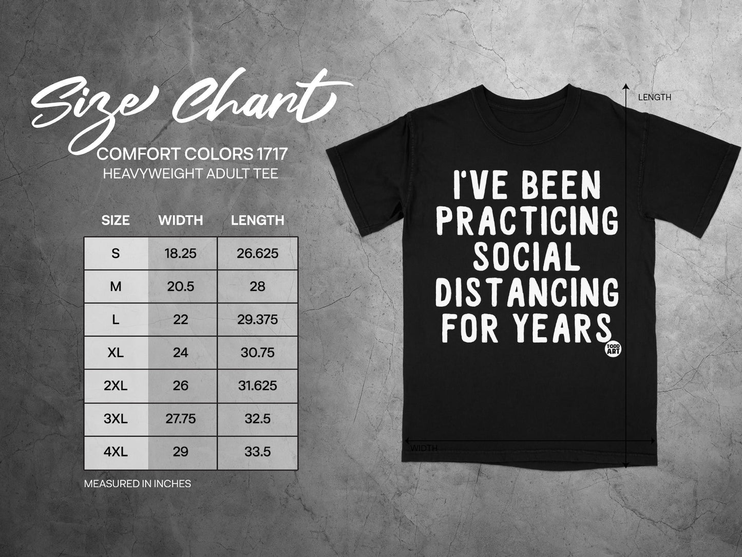I've Been Practicing Social Distancing Tee