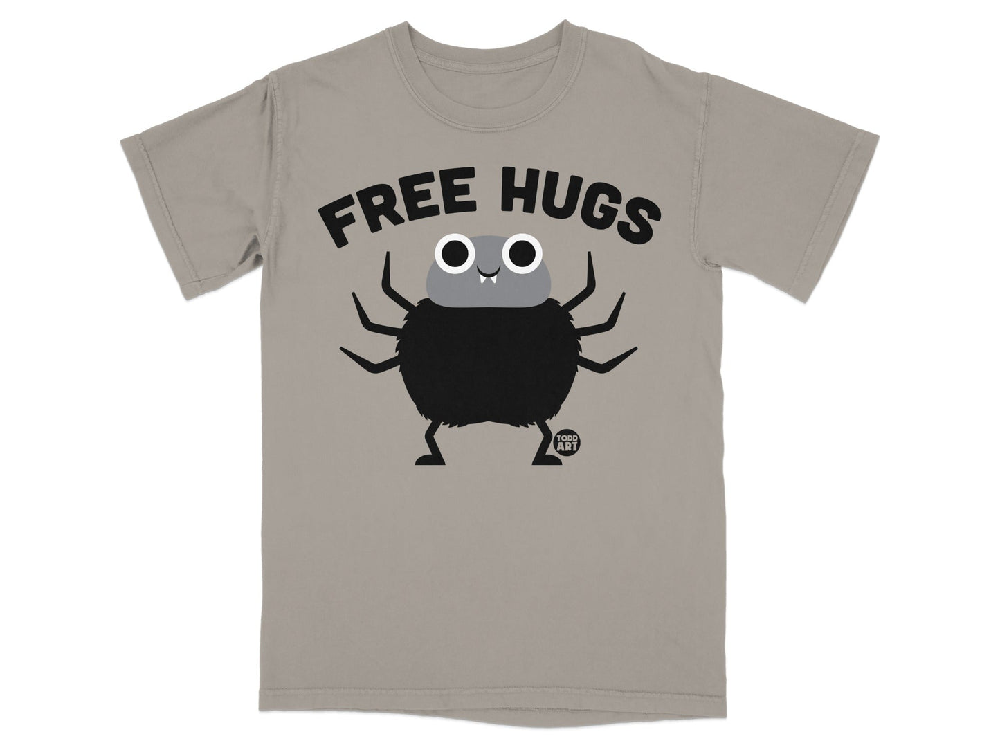 Adorable Free Hugs Spider T-shirt for All Ages