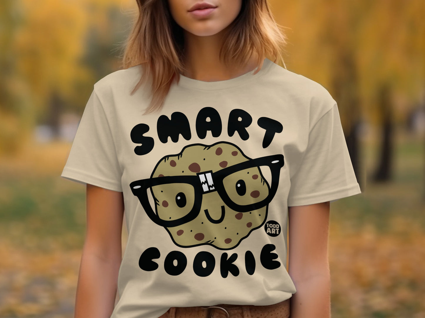 Smart Cookie Graphic Tee with Fun Design Toddler Shirt