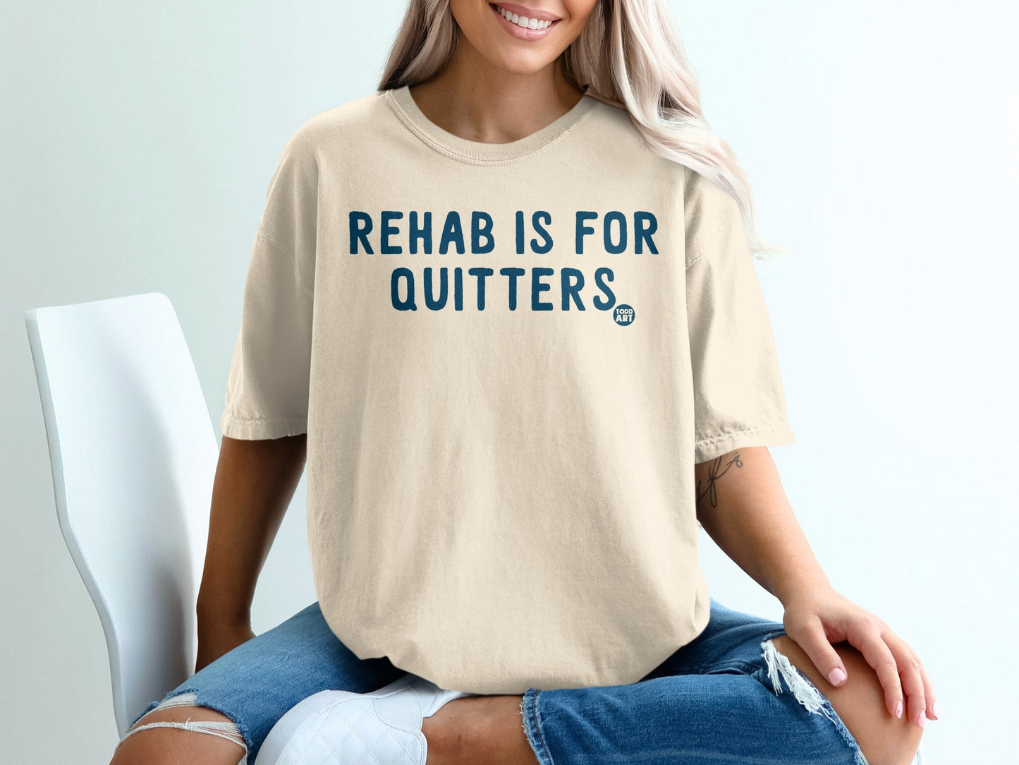 Rehab Is For Quitters Funny Statement Shirt