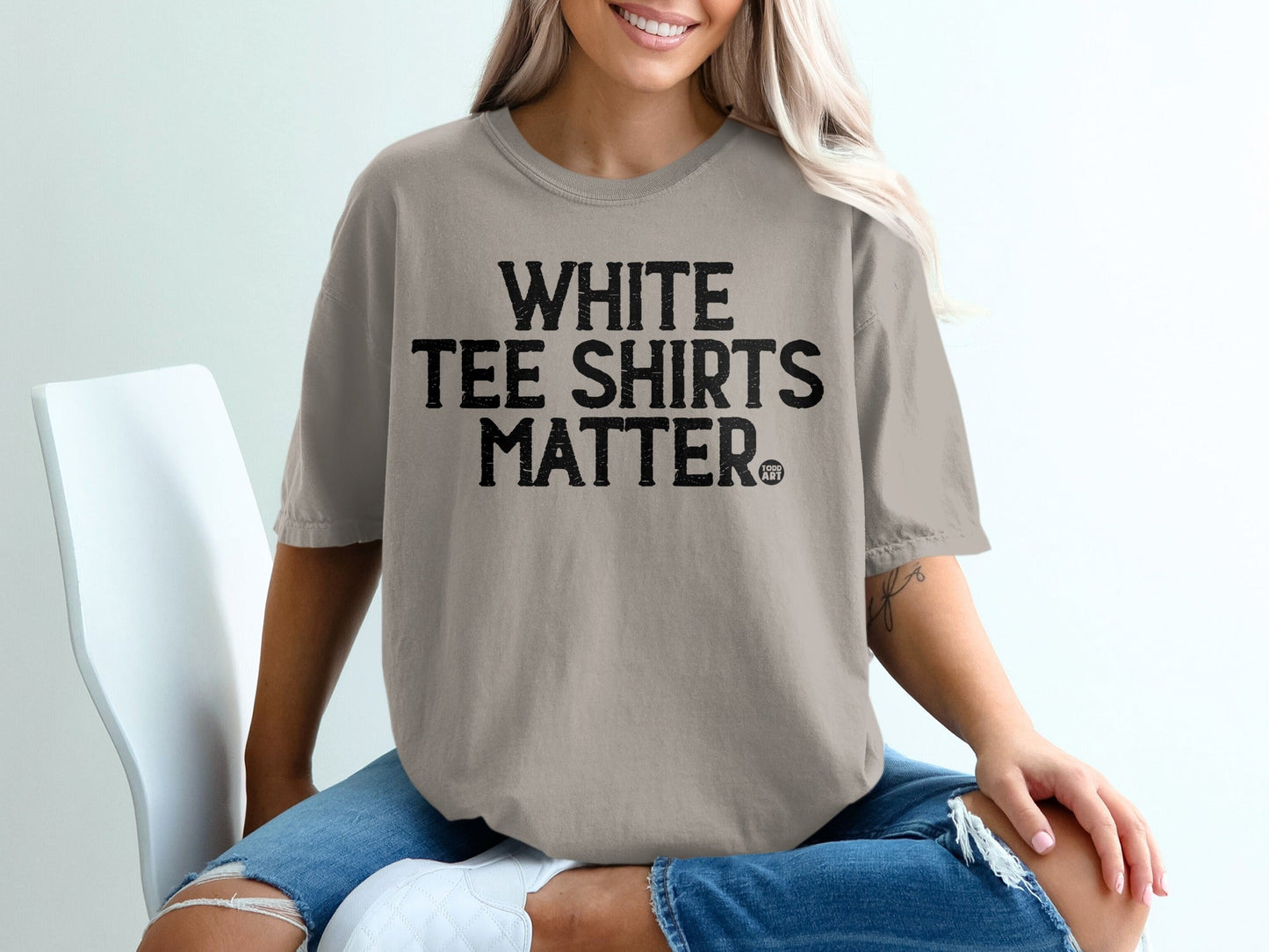 White Tee Shirts Matter Graphic Tee Shirt