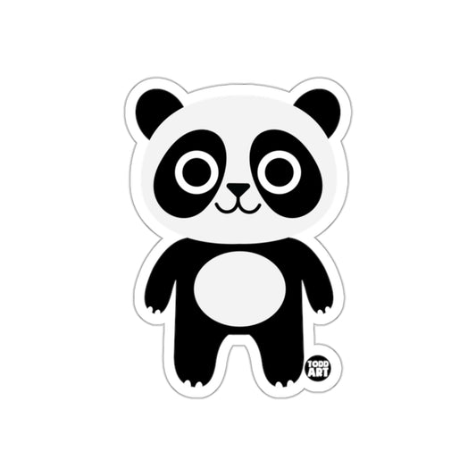 Cute Panda Cartoon Design Todd Art Sticker Decal