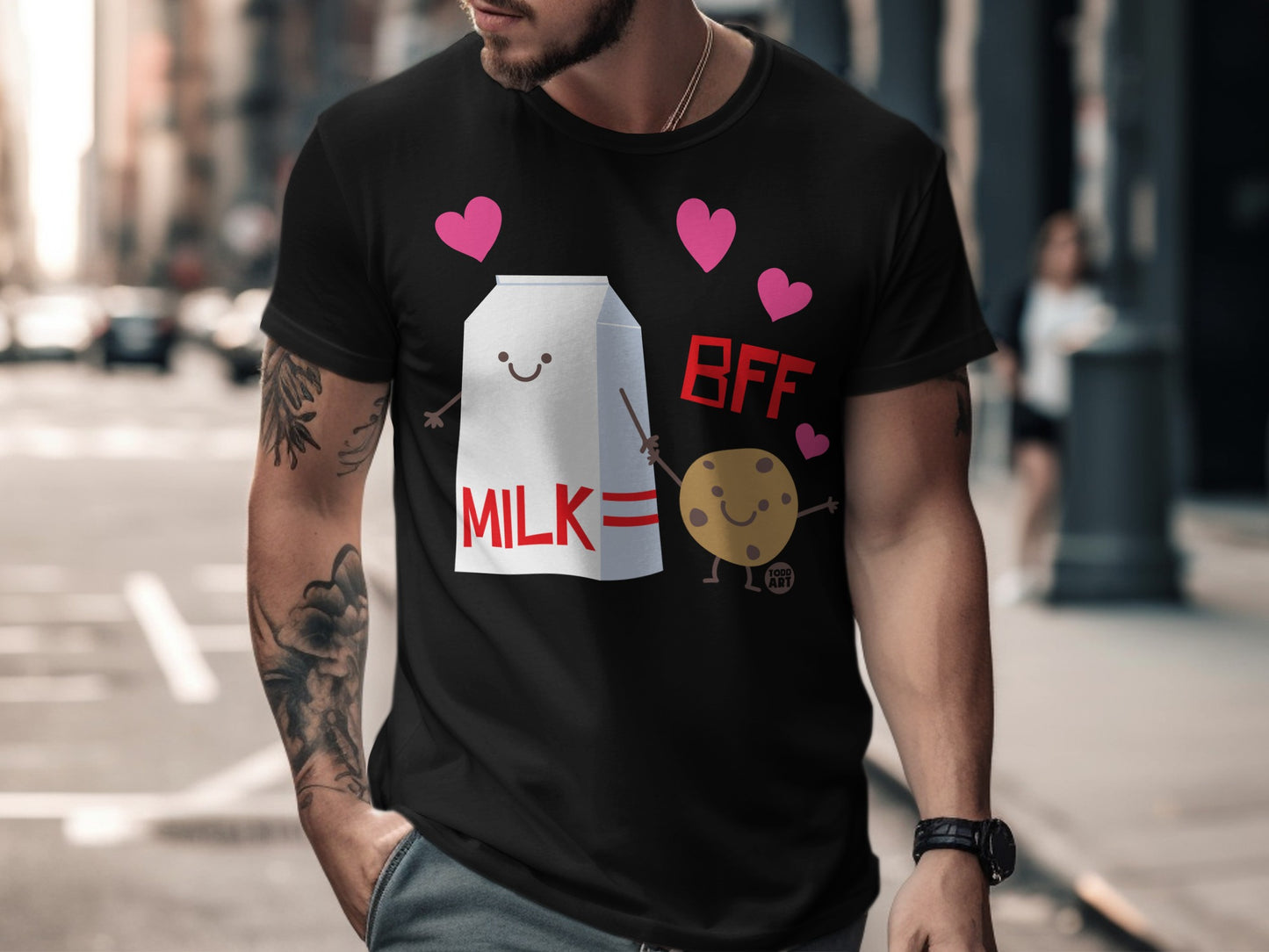 Milk and Cookie Best Friends Forever T-shirt