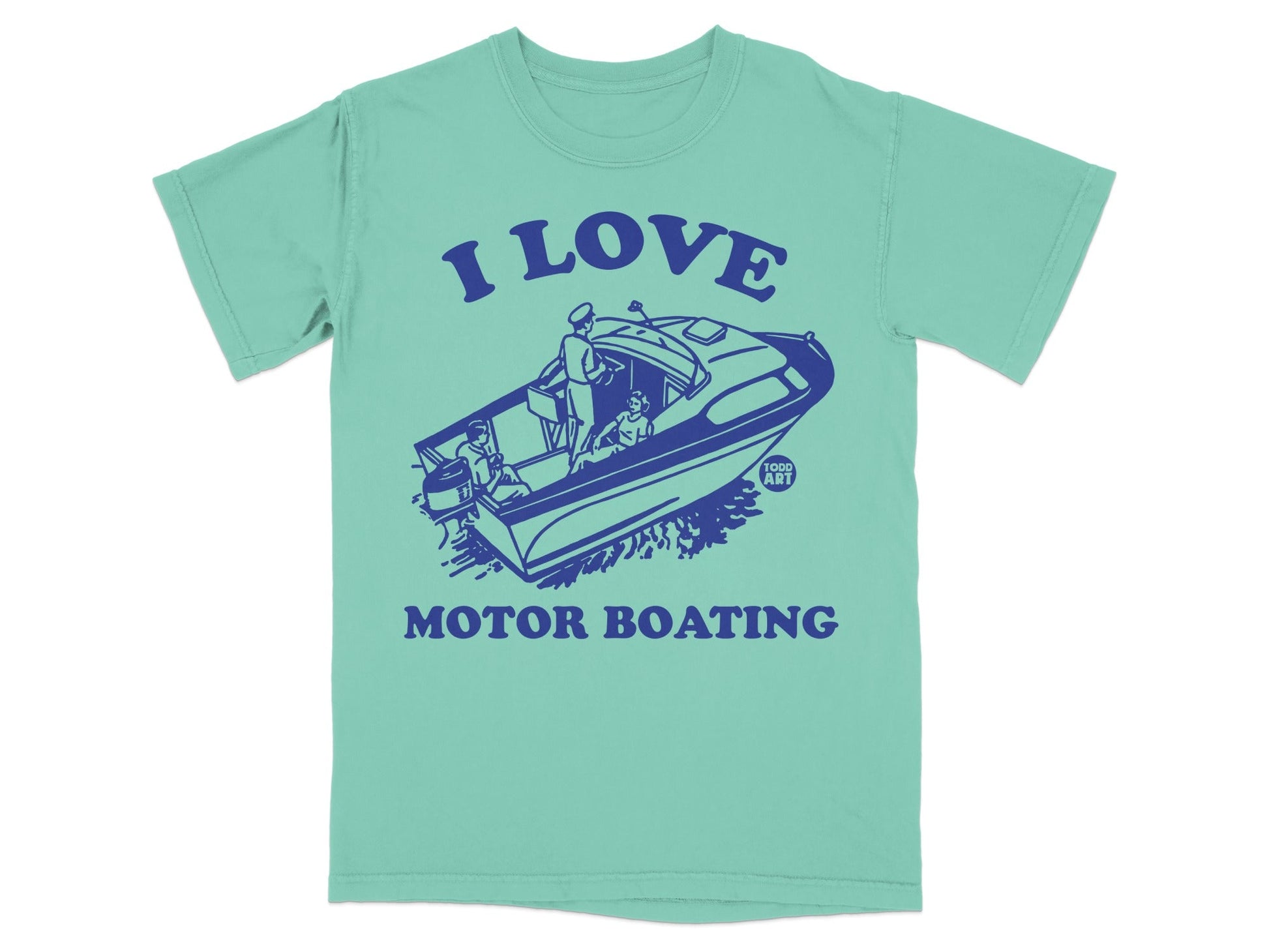 I Love Motor Boating Graphic T-shirt