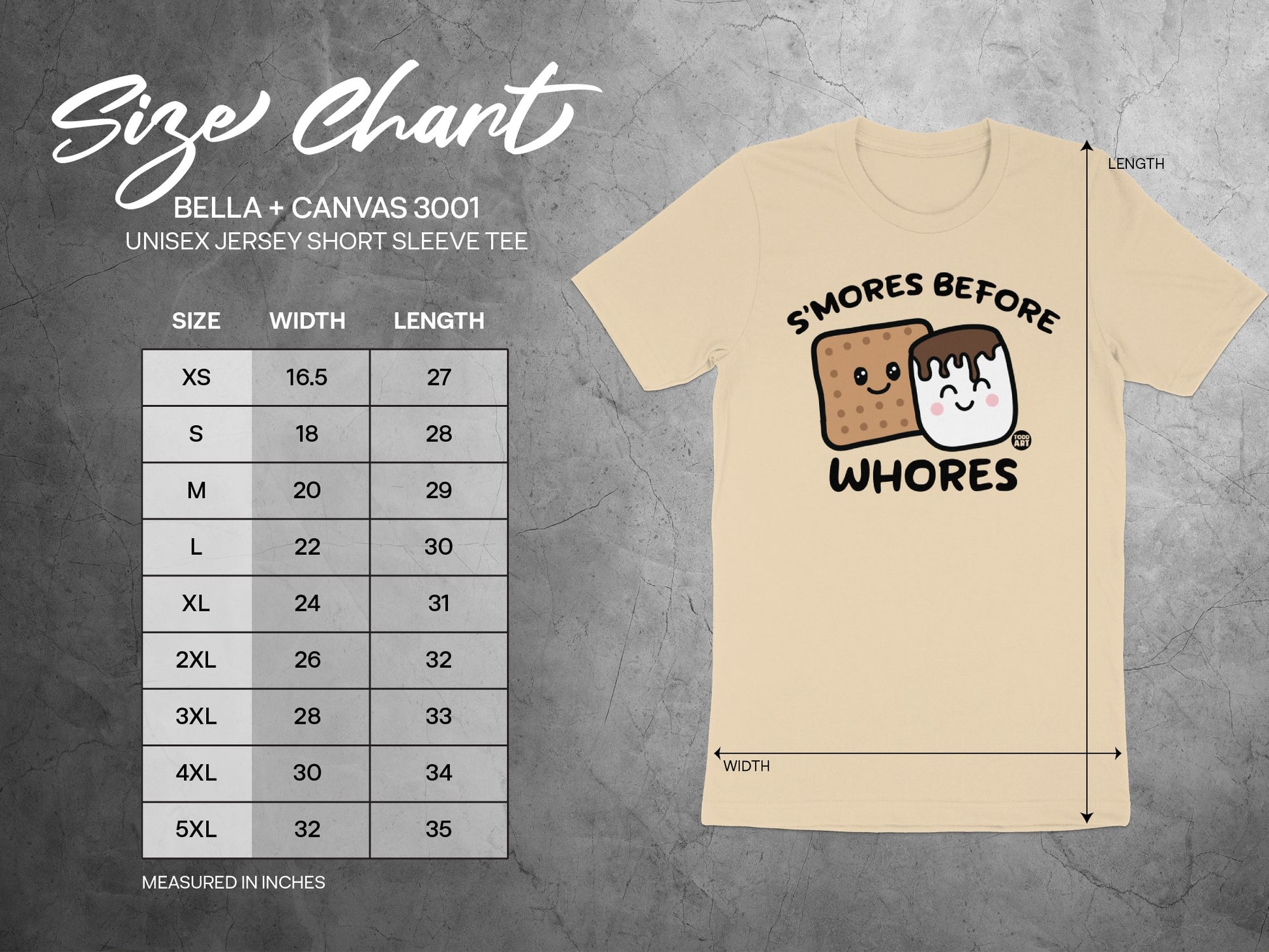 S'mores Before Whores Unisex Jersey Short Sleeve Tee product