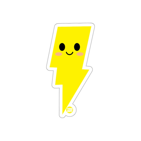 Cute Smiling Lightning Bolt Sticker for Laptops