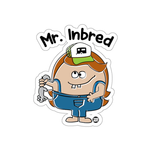 Mr. Inbred Character Sticker for Unique Fun