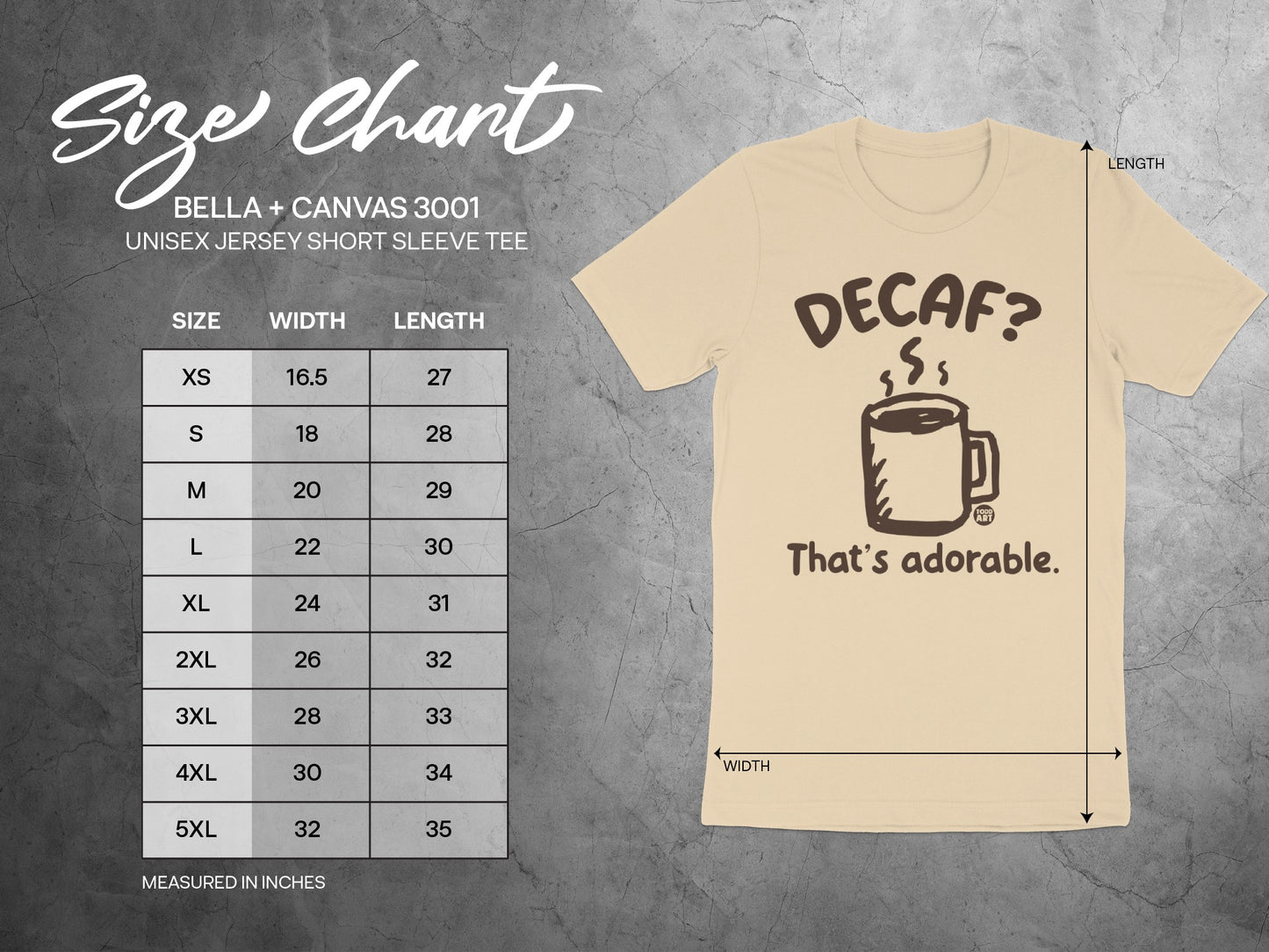 DECAF That's Adorable Unisex Jersey Tee product type