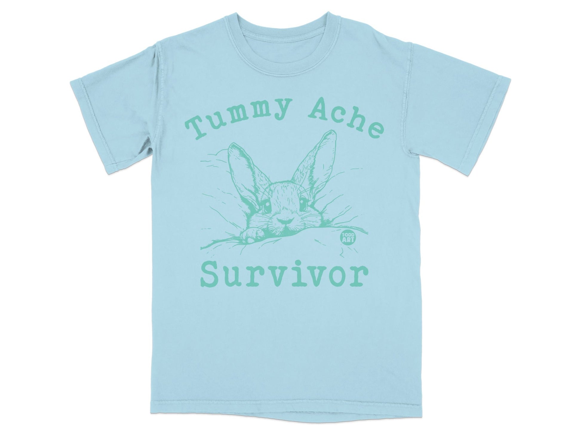 Tummy Ache Survivor Cute Animal Design T-shirt