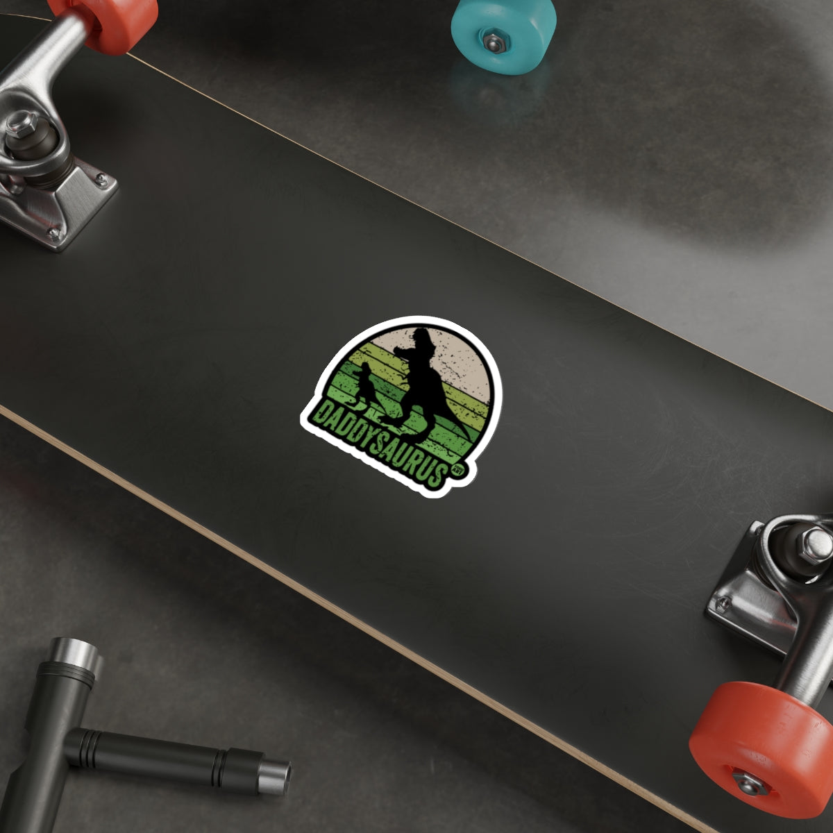 Daddysaurus Dinosaur Themed Decal Vinyl Sticker fun