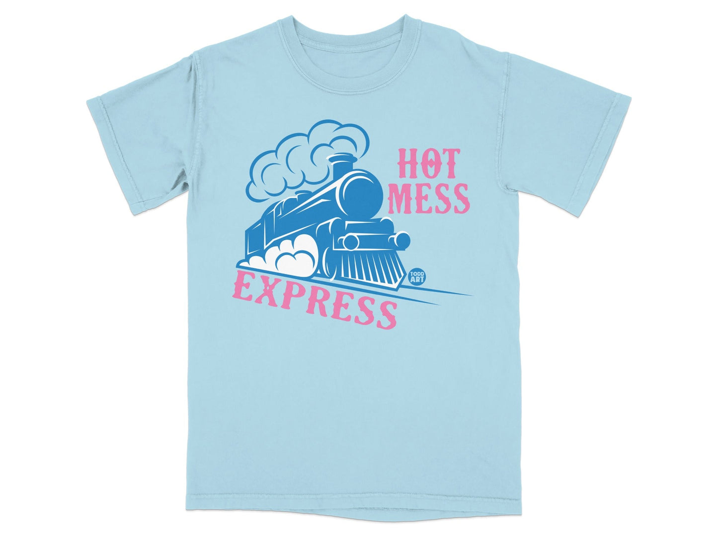 Hot Mess Express Vintage Train Graphic T-Shirt