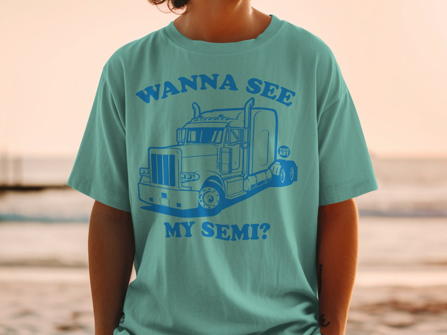 Wanna See My Semi Artwork Unisex T-Shirt