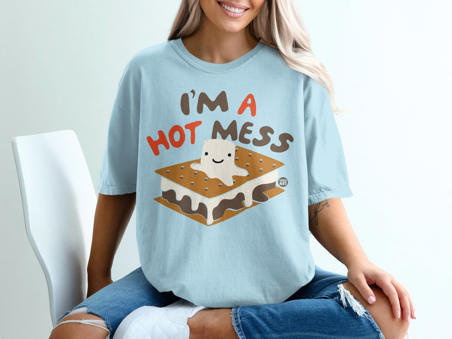 I'm A Hot Mess S'mores Graphic T-Shirt Product
