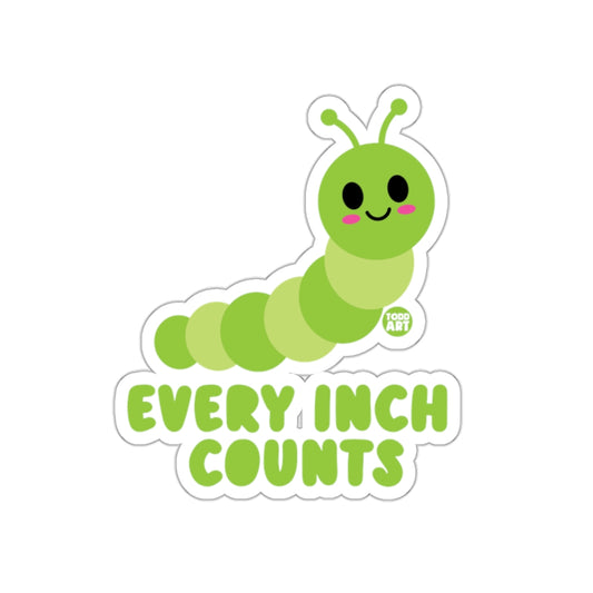 Every Inch Counts Cute Caterpillar Sticker Product