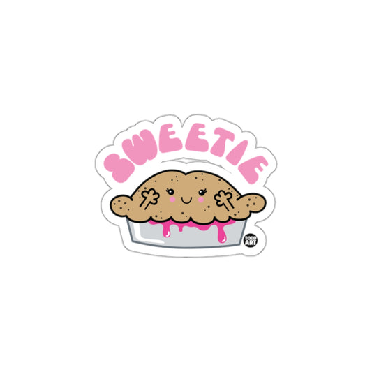 Cute Sweetie Pie Bakery Sticker Design Sticker