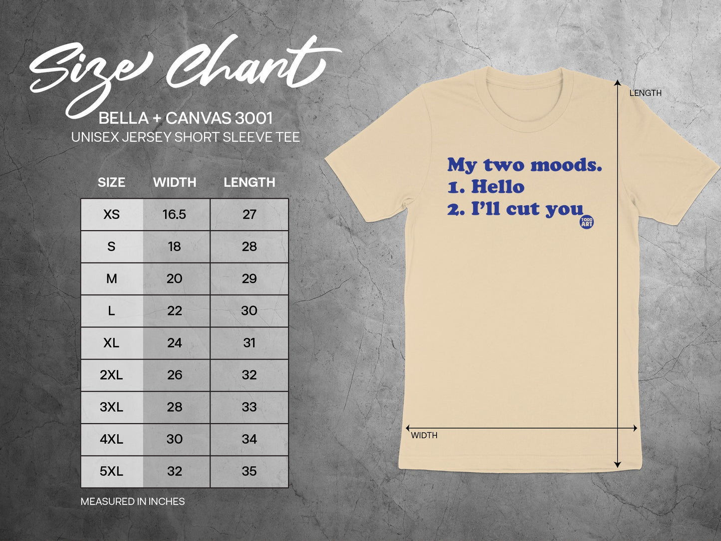 My Two Moods Hello I'll Cut You Short Sleeve Tee product