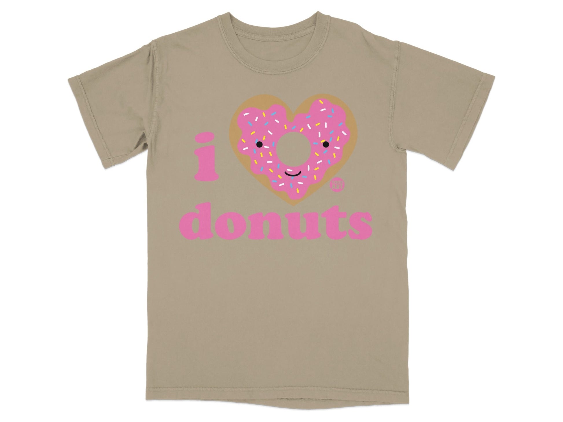 I Love Donuts Cute Pink Sprinkle Doughnut T-Shirt