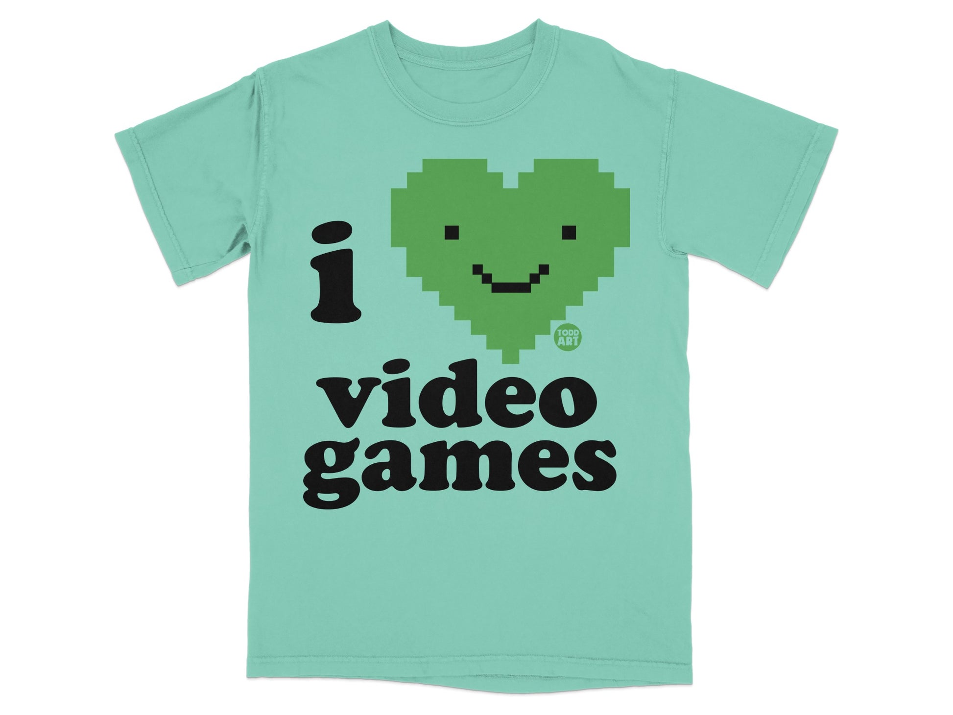 I Heart Video Games Graphic Tee Shirt Great Gift Idea