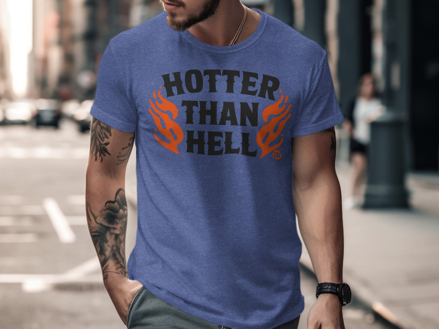 Hotter Than Hell Graphic Tee Casual Unisex Shirt