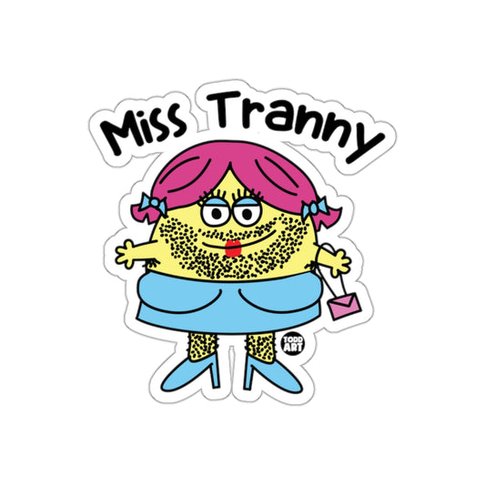 Miss Tranny Todd Art Sticker Colorful Cartoon Sticker