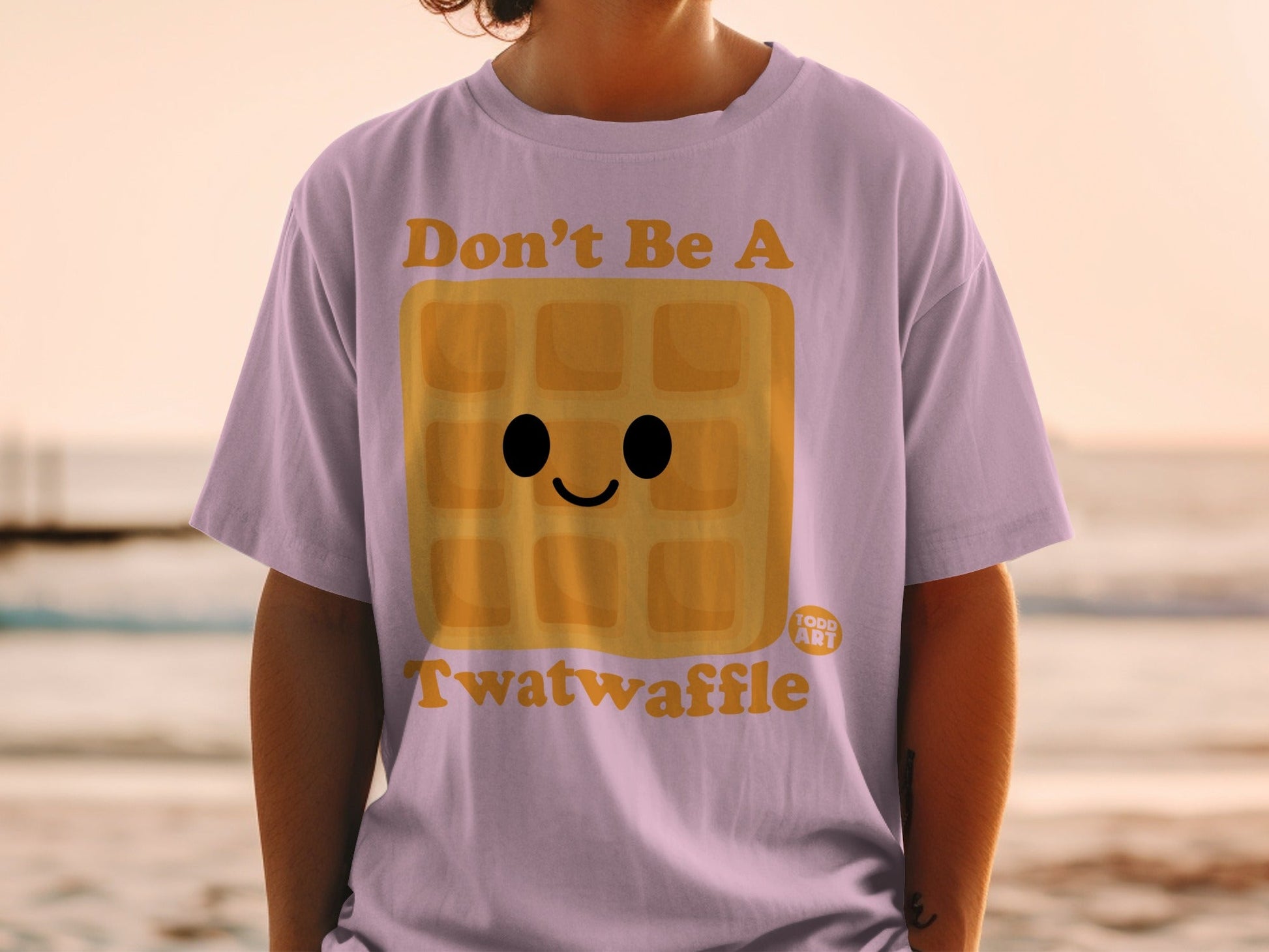 Don't Be A Twatwaffle Funny Graphic Tee Shirt