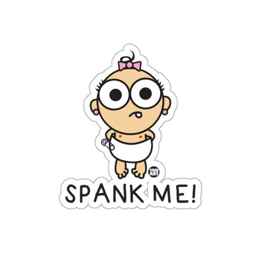 Cute Cartoon Baby Spank Me Todd Art Sticker