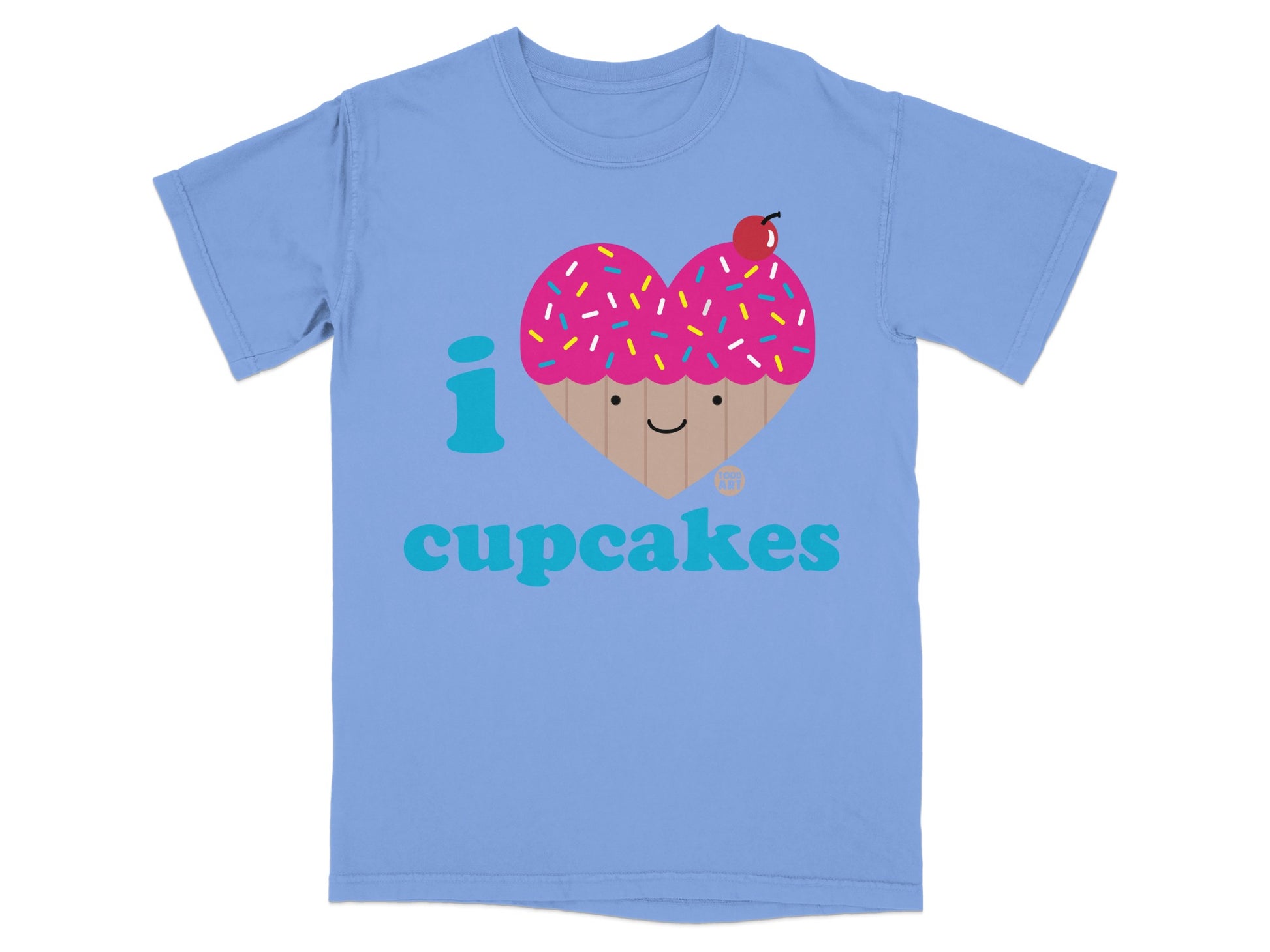 I Love Cupcakes Cute and Fun Graphic T-Shirt