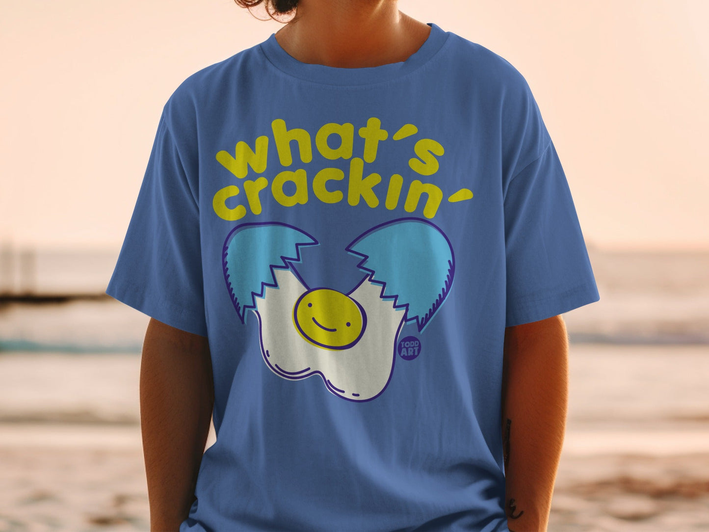 What's Crackin' Graphic Todd Art T-Shirt Product