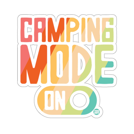 Camping Mode On Artistic Design Creative Adventure Stickers