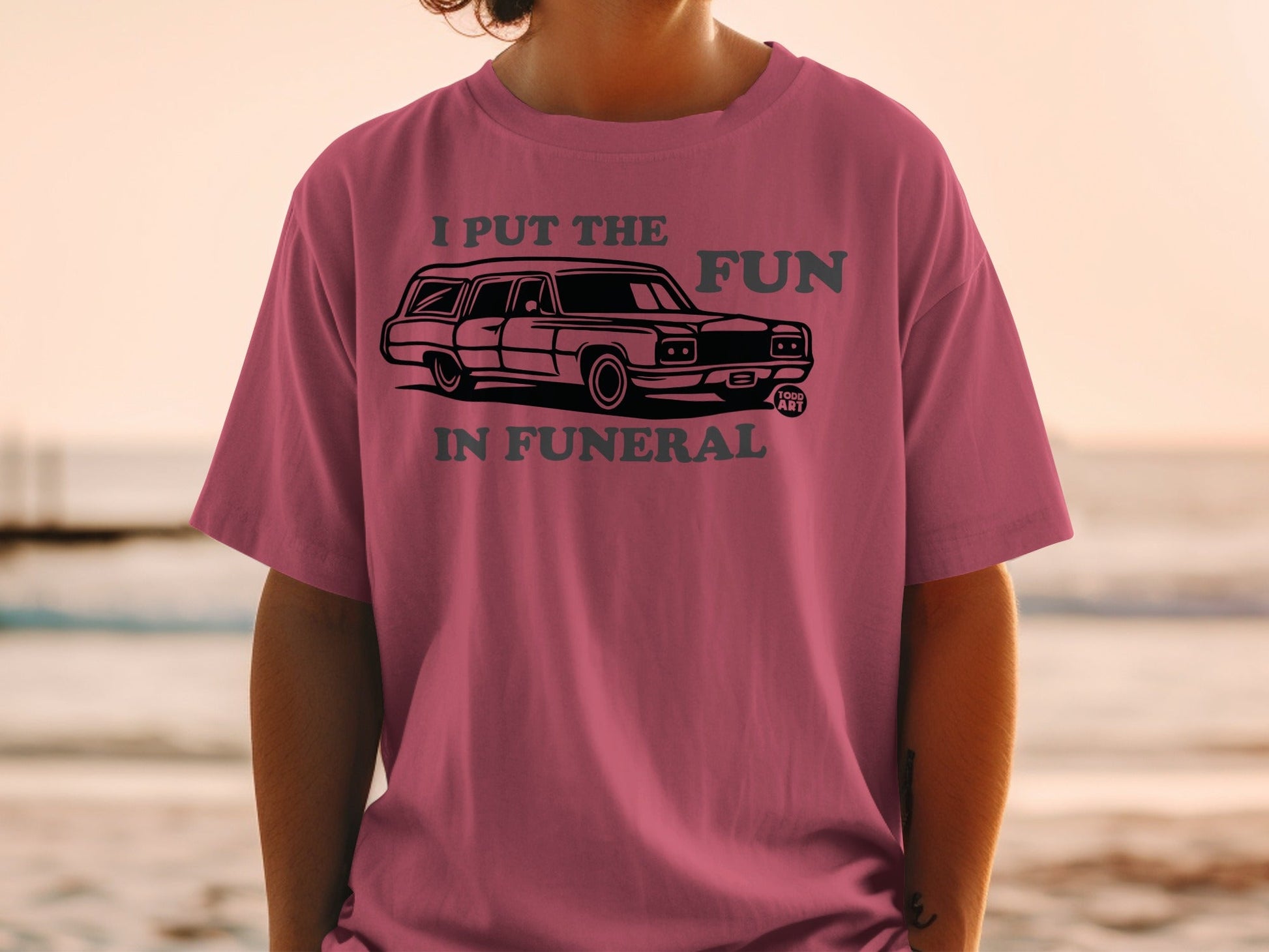 I Put the Fun in Funeral Graphic T-shirt