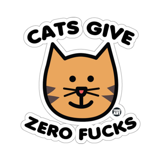 Orange Cat Face Humorous Cats Give Zero Fucks product type