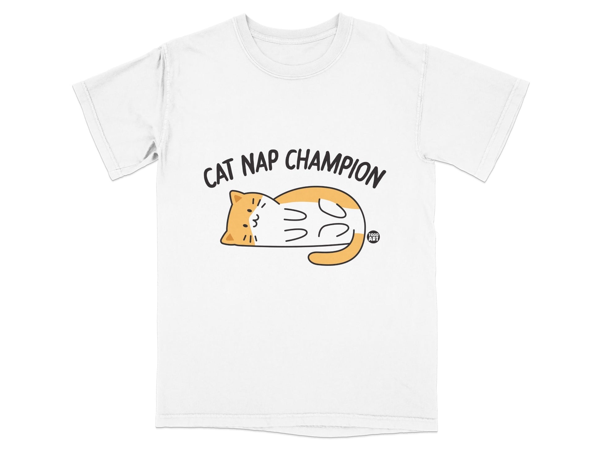 Cat Nap Champion Graphic Printed T-Shirt