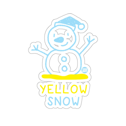 Blue Yellow Snowman Yellow Snow Todd Art Design product type