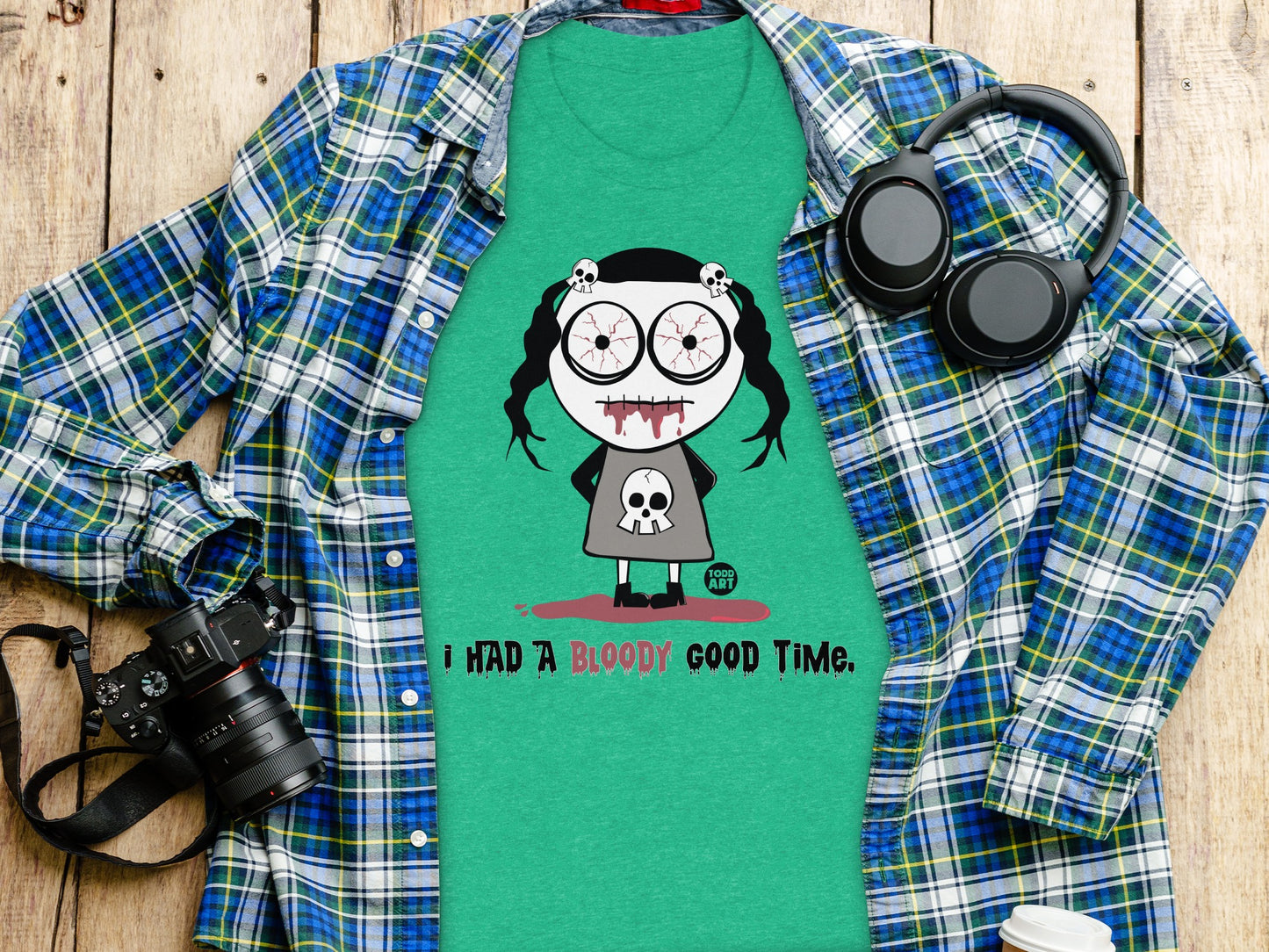 I Had a Bloody Good Time Graphic Tee Shirt