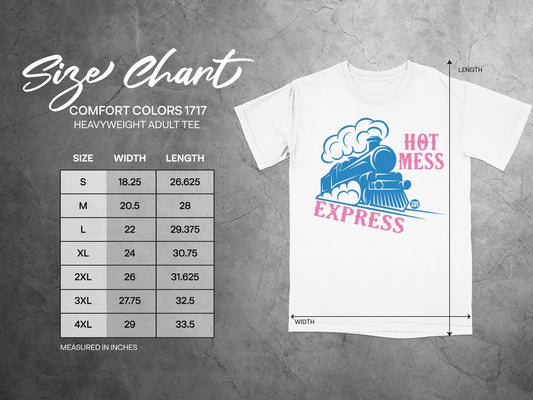 Hot Mess Express Graphic Print Adult Tee