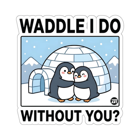 Waddle I Do Without You? Cute Penguin Couple Igloo product type