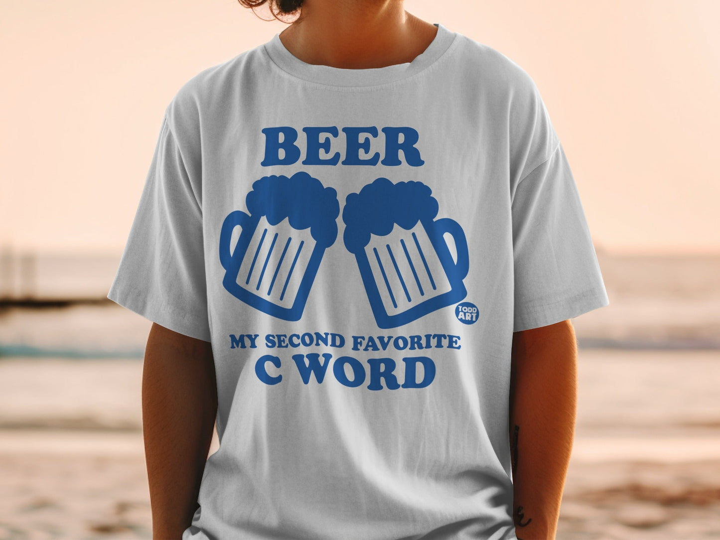 BEER My Second Favorite C Word Graphic Tee