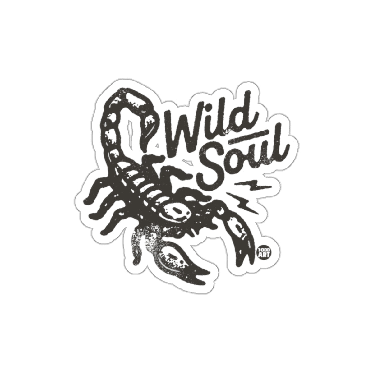 Wild Soul Scorpion Sticker Unique Art Design