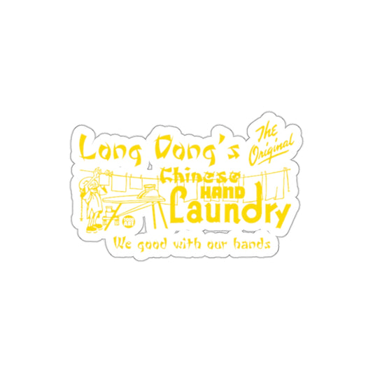 Long Dongs The Original Chinese Hand Laundry Stickers