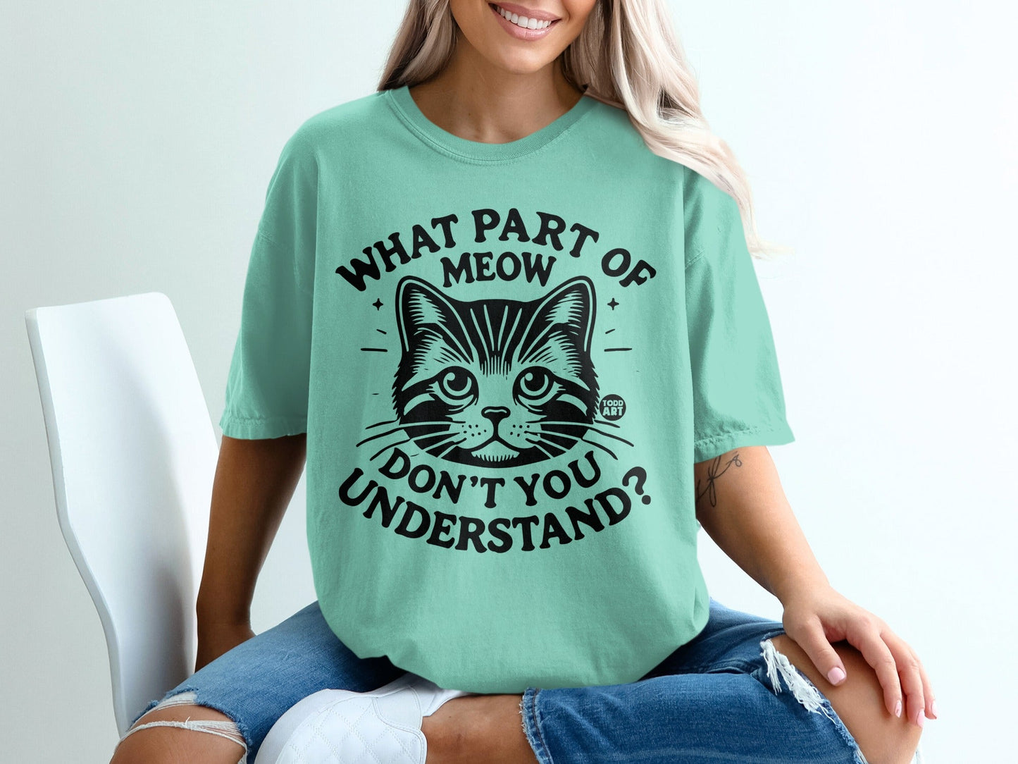 What Part of Meow Don't You Understand Cat T-Shirt