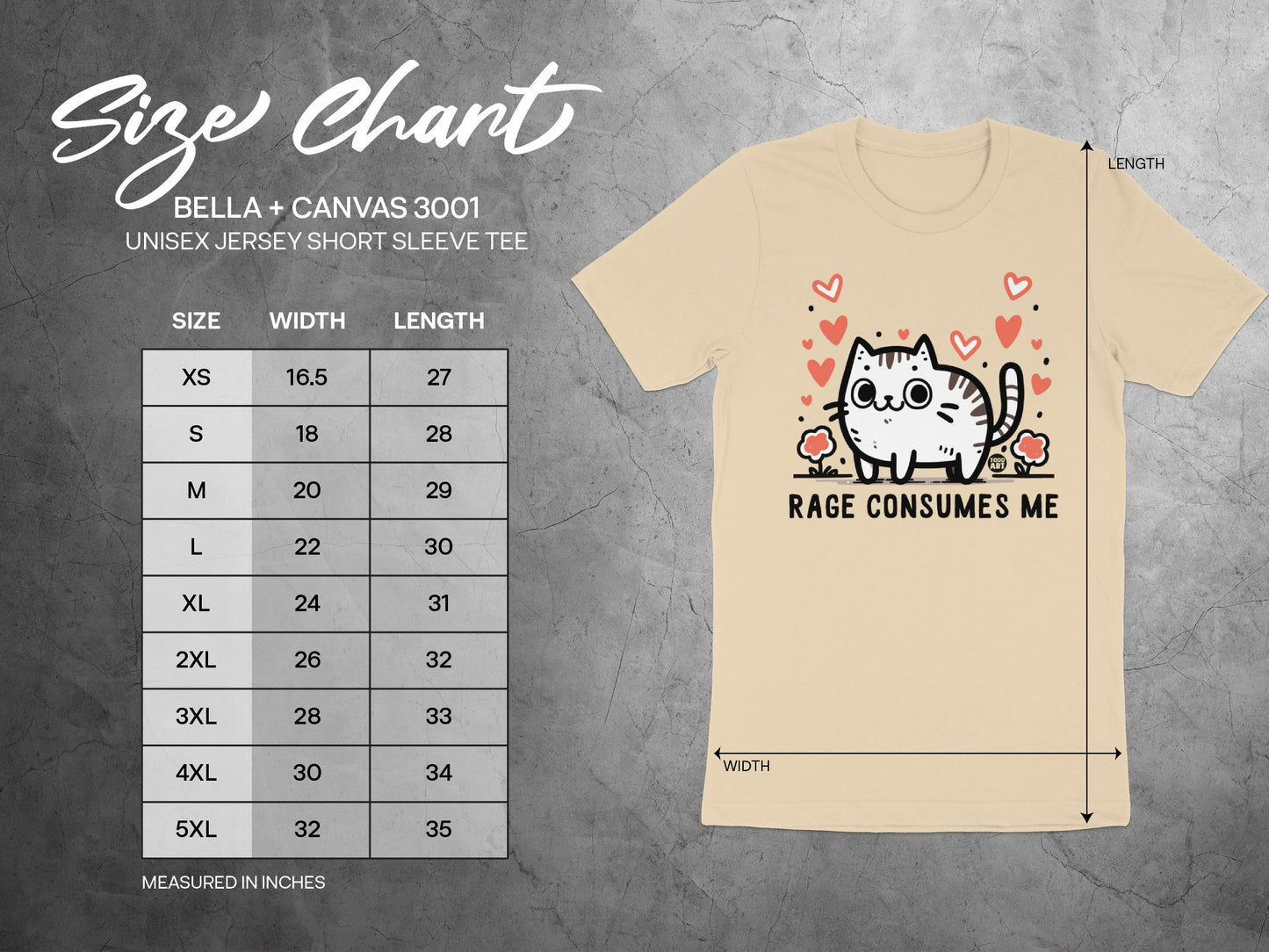 Rage Consumes Me Cat Unisex Jersey Short Sleeve Tee product