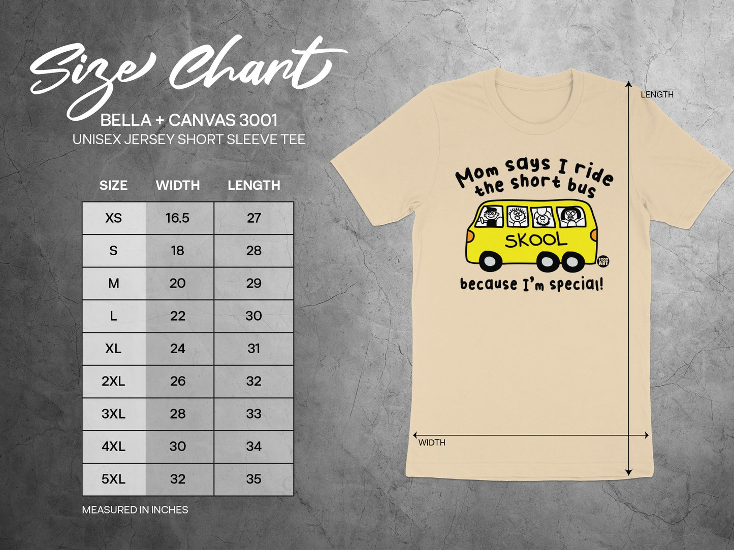 Mom Says I Ride The Short Bus Unisex Jersey product