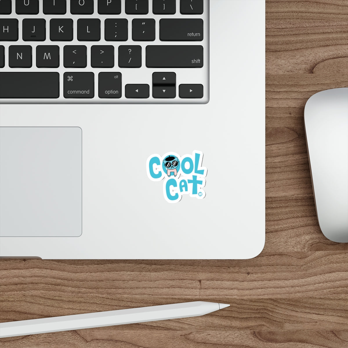 Cool Cat With Beret and Shades Illustration Stickers