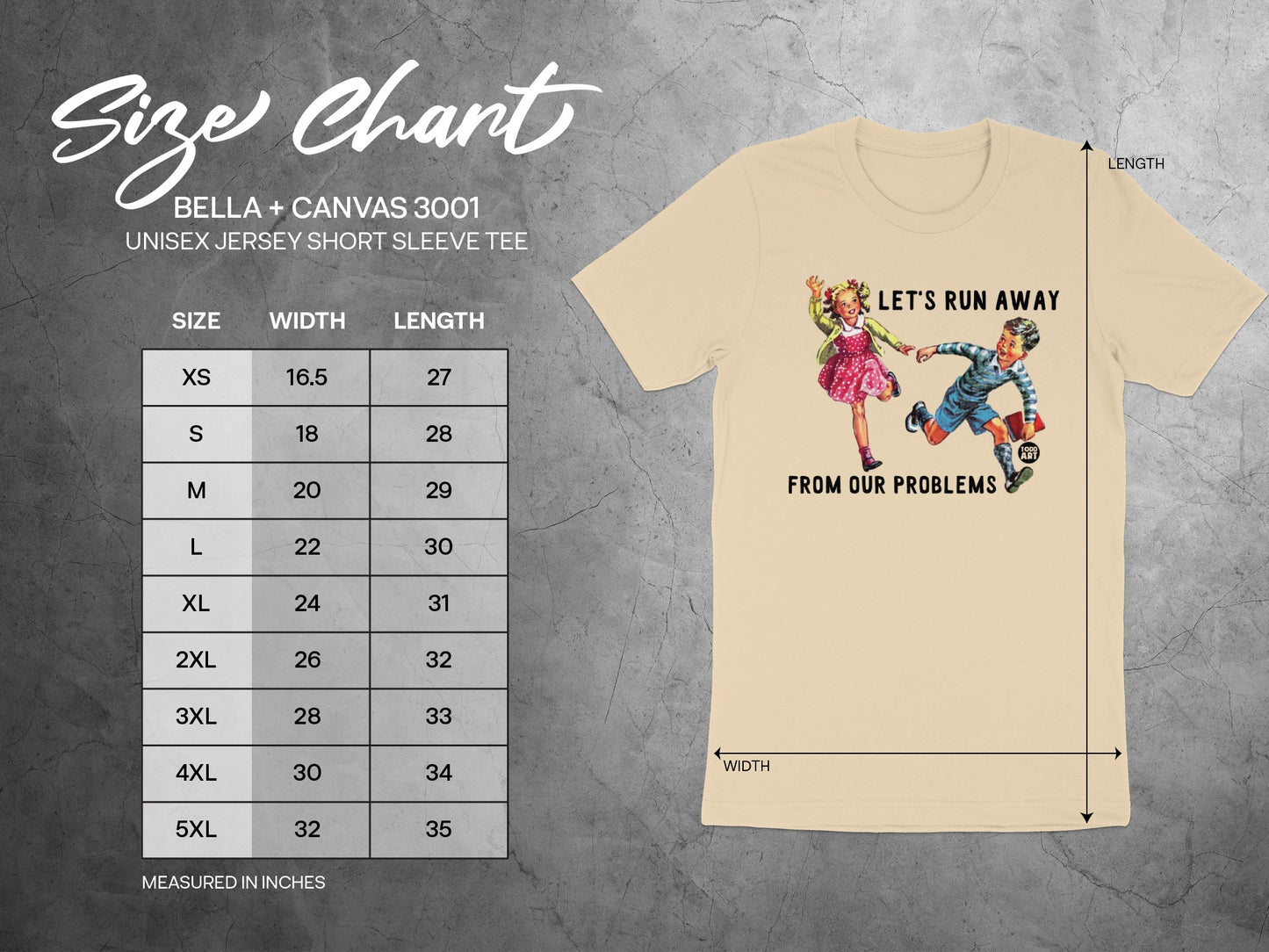 Let's Run Away From Our Problems T-Shirts