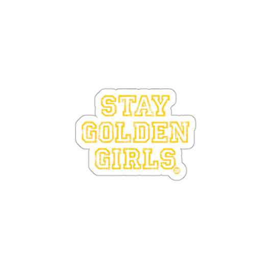 Stay Golden Girls Text Design Sticker