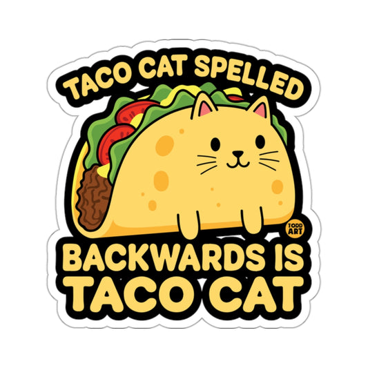 Cute Funny Taco Cat Spelled Backwards Is Taco Cat product type